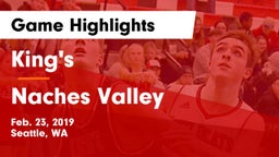 King's  vs Naches Valley  Game Highlights - Feb. 23, 2019