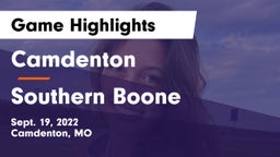 Camdenton  vs Southern Boone  Game Highlights - Sept. 19, 2022