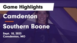 Camdenton  vs Southern Boone  Game Highlights - Sept. 18, 2023