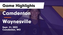 Camdenton  vs Waynesville  Game Highlights - Sept. 21, 2023
