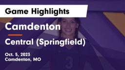 Camdenton  vs Central  (Springfield) Game Highlights - Oct. 5, 2023
