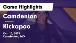 Camdenton  vs Kickapoo  Game Highlights - Oct. 10, 2023