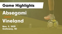 Absegami  vs Vineland  Game Highlights - Nov. 5, 2020