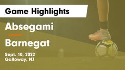Absegami  vs Barnegat  Game Highlights - Sept. 10, 2022
