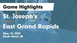 St. Joseph's  vs East Grand Rapids  Game Highlights - May 10, 2022