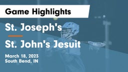 St. Joseph's  vs St. John's Jesuit  Game Highlights - March 18, 2023