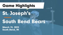 St. Joseph's  vs South Bend Bears Game Highlights - March 15, 2023