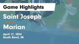 Saint Joseph  vs Marian  Game Highlights - April 17, 2024