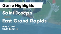 Saint Joseph  vs East Grand Rapids  Game Highlights - May 3, 2024