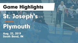 St. Joseph's  vs Plymouth  Game Highlights - Aug. 22, 2019