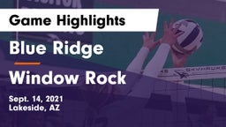 Blue Ridge  vs Window Rock Game Highlights - Sept. 14, 2021