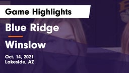 Blue Ridge  vs Winslow Game Highlights - Oct. 14, 2021