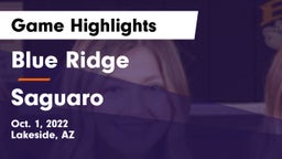 Blue Ridge  vs Saguaro Game Highlights - Oct. 1, 2022