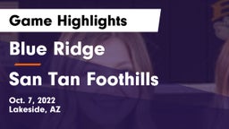 Blue Ridge  vs San Tan Foothills Game Highlights - Oct. 7, 2022