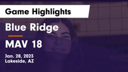 Blue Ridge  vs MAV 18 Game Highlights - Jan. 28, 2023