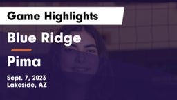 Blue Ridge  vs Pima Game Highlights - Sept. 7, 2023