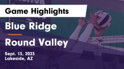 Blue Ridge  vs Round Valley Game Highlights - Sept. 13, 2023