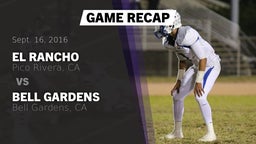 Recap: El Rancho  vs. Bell Gardens  2016
