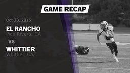 Recap: El Rancho  vs. Whittier  2016