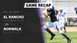 Recap: El Rancho  vs. Norwalk  2016