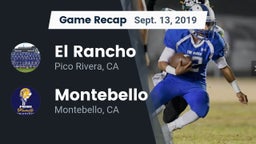 Recap: El Rancho  vs. Montebello  2019
