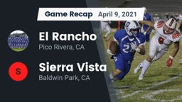 Recap: El Rancho  vs. Sierra Vista  2021