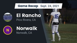 Recap: El Rancho  vs. Norwalk  2021
