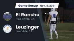 Recap: El Rancho  vs. Leuzinger  2021