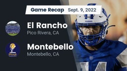 Recap: El Rancho  vs. Montebello  2022