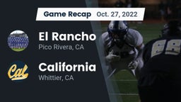 Recap: El Rancho  vs. California  2022