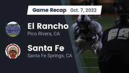 Recap: El Rancho  vs. Santa Fe  2022