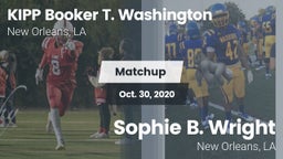 Matchup: KIPP Booker T. vs. Sophie B. Wright  2020