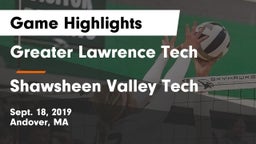 Greater Lawrence Tech  vs Shawsheen Valley Tech  Game Highlights - Sept. 18, 2019