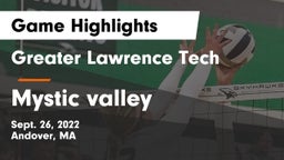 Greater Lawrence Tech  vs Mystic valley Game Highlights - Sept. 26, 2022