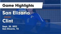 San Elizario  vs Clint  Game Highlights - Sept. 20, 2022