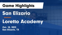 San Elizario  vs Loretto Academy Game Highlights - Oct. 10, 2023