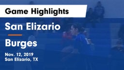 San Elizario  vs Burges  Game Highlights - Nov. 12, 2019