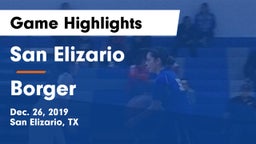 San Elizario  vs Borger  Game Highlights - Dec. 26, 2019