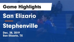 San Elizario  vs Stephenville  Game Highlights - Dec. 28, 2019