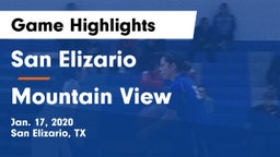 San Elizario  vs Mountain View  Game Highlights - Jan. 17, 2020