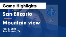 San Elizario  vs Mountain view Game Highlights - Jan. 6, 2021