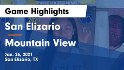 San Elizario  vs Mountain View Game Highlights - Jan. 26, 2021