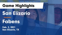 San Elizario  vs Fabens  Game Highlights - Feb. 2, 2021