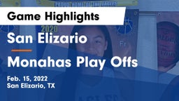 San Elizario  vs Monahas Play Offs Game Highlights - Feb. 15, 2022