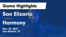 San Elizario  vs Harmony Game Highlights - Nov. 28, 2023