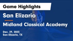 San Elizario  vs Midland Classical Academy Game Highlights - Dec. 29, 2023