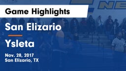 San Elizario  vs Ysleta  Game Highlights - Nov. 28, 2017