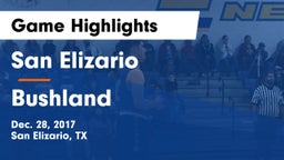 San Elizario  vs Bushland  Game Highlights - Dec. 28, 2017
