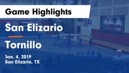 San Elizario  vs Tornillo  Game Highlights - Jan. 4, 2019