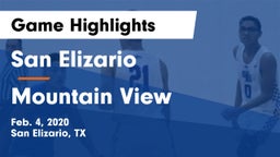 San Elizario  vs Mountain View  Game Highlights - Feb. 4, 2020